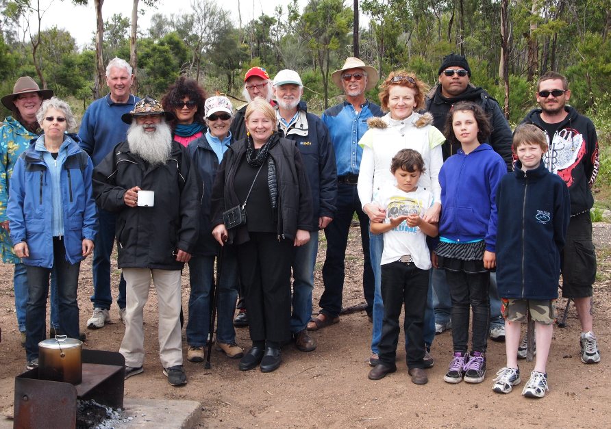 GOFRG Wathaurong Aboriginal Co op members You Yangs Dec 2010
